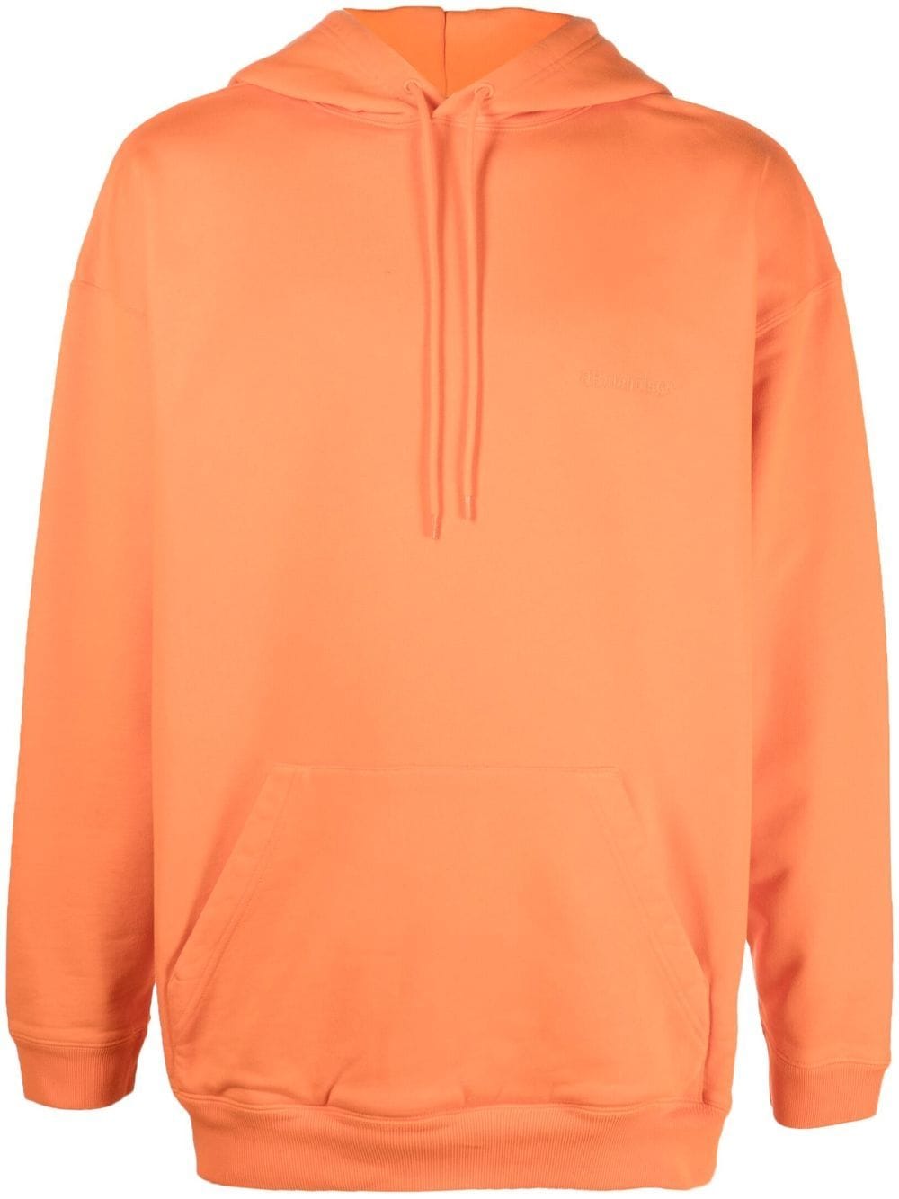 Balenciaga BB embroidered logo hoodie - Orange