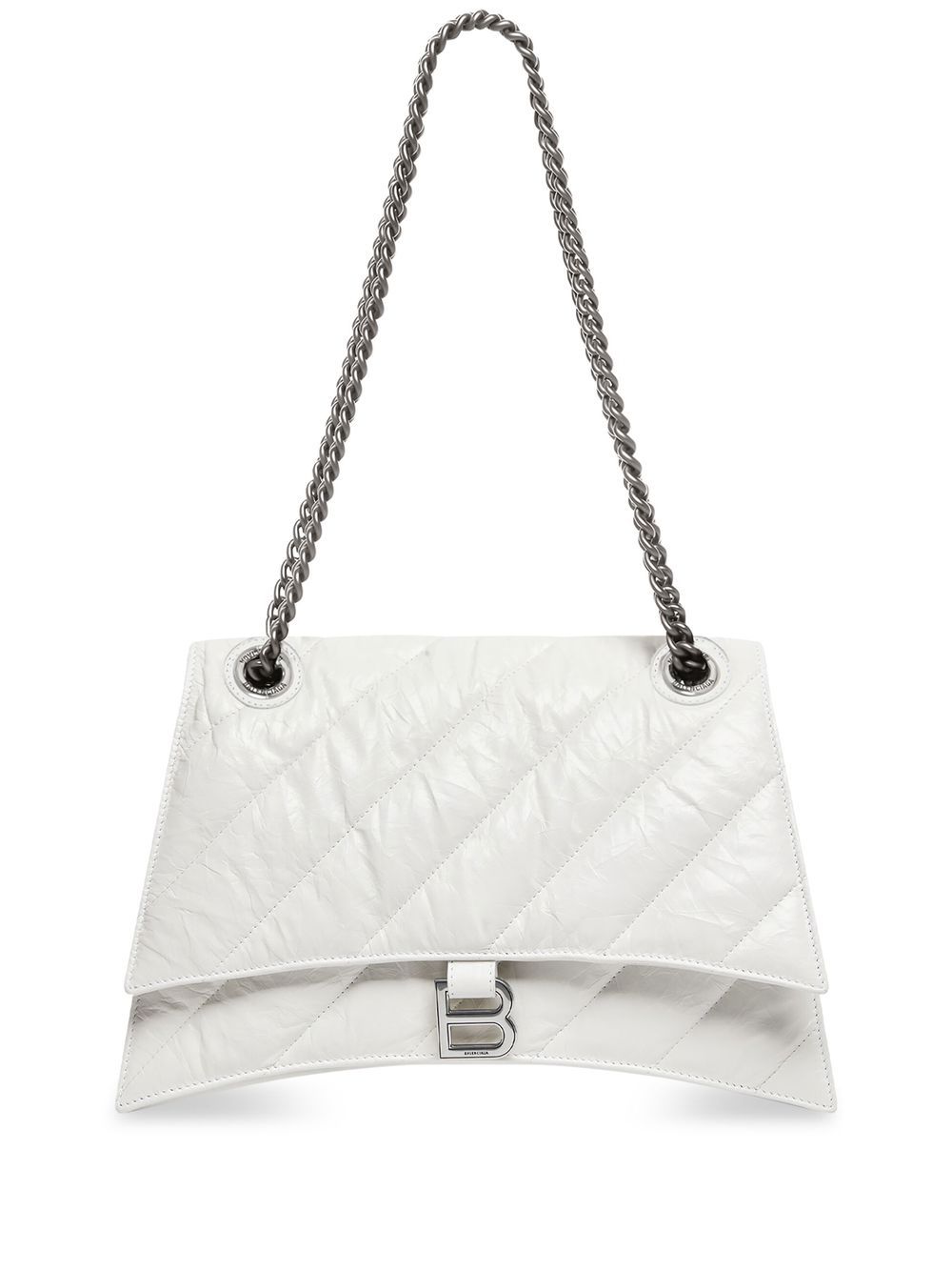 Balenciaga Crush chain-strap shoulder bag - White