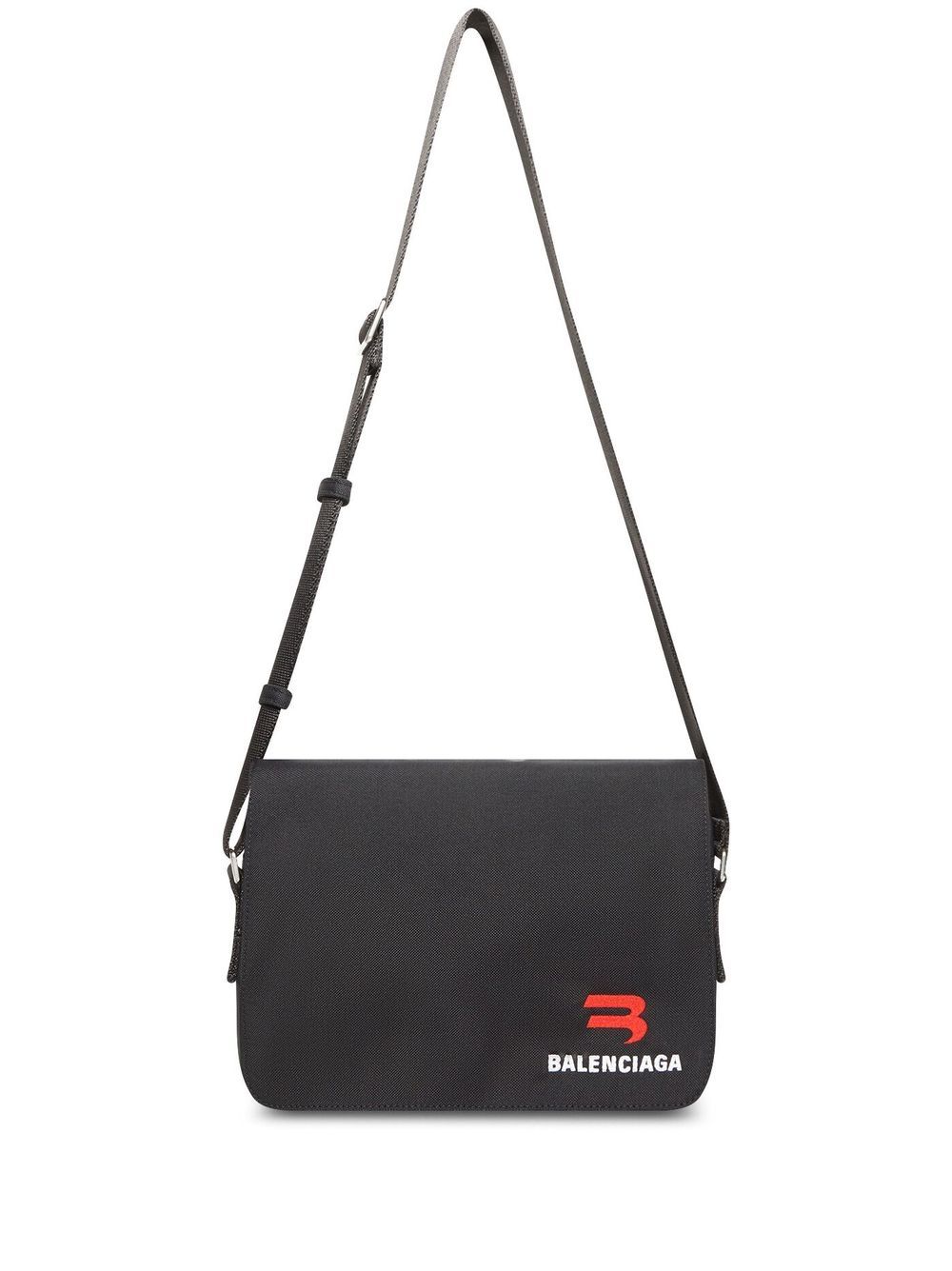 Balenciaga Explorer logo-print messenger bag - Black