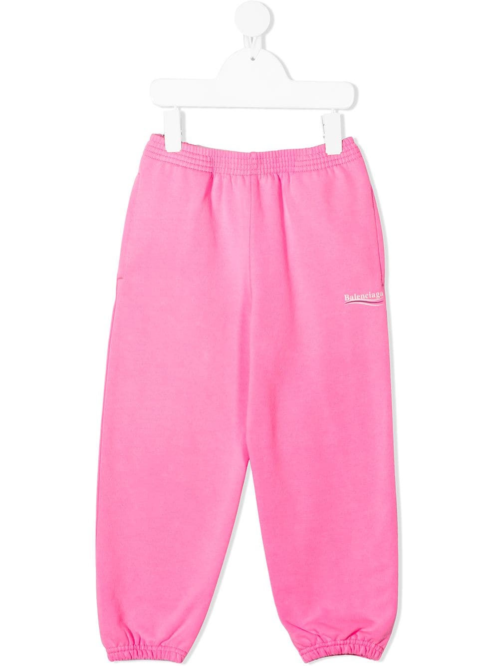 Balenciaga Kids logo-print track pants - Pink