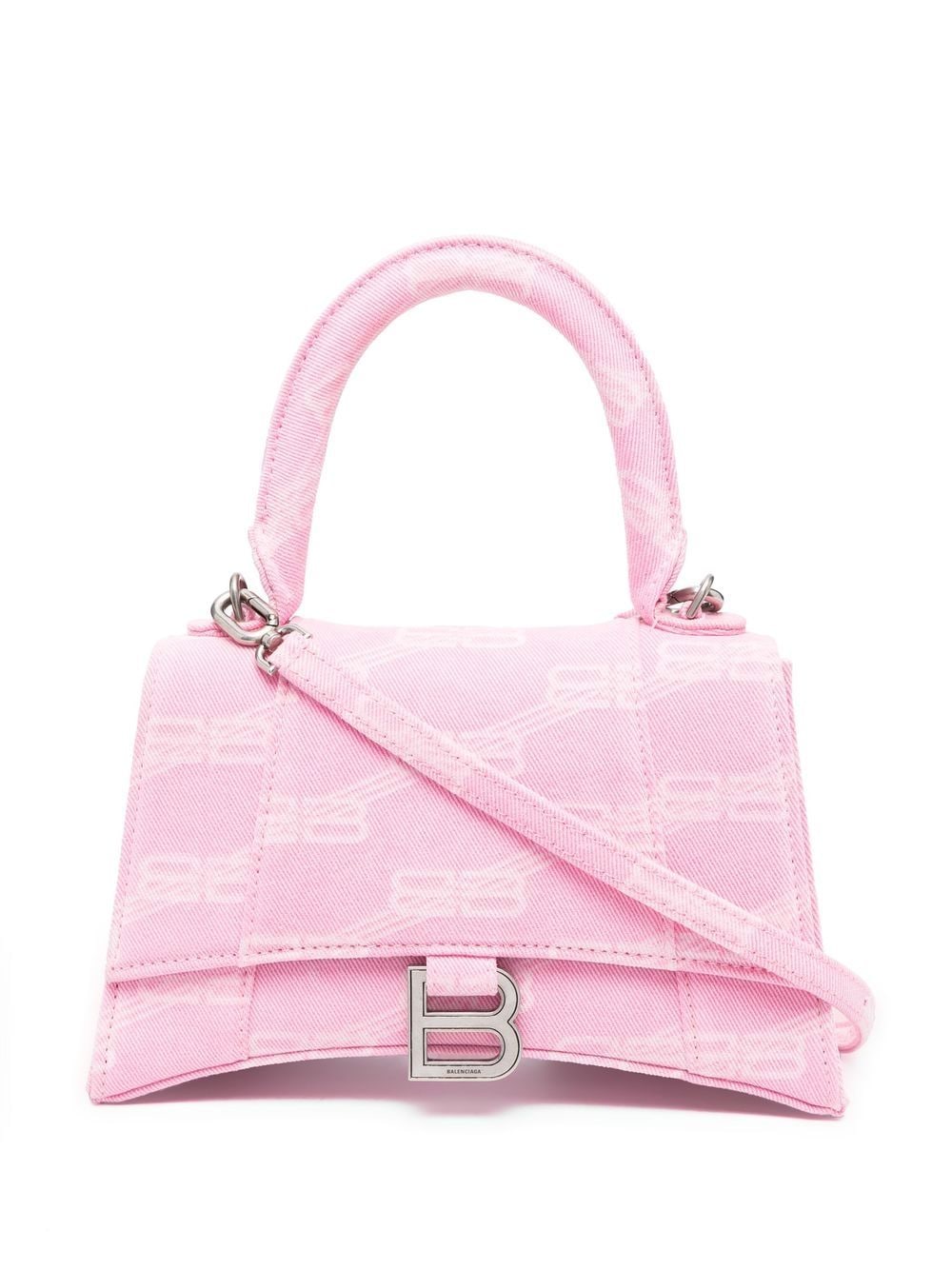 Balenciaga S Hourglass top-handle bag - Pink
