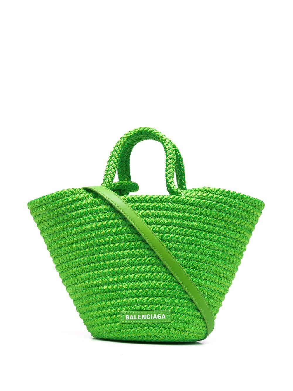 Balenciaga S Ibiza basket tote bag - Green