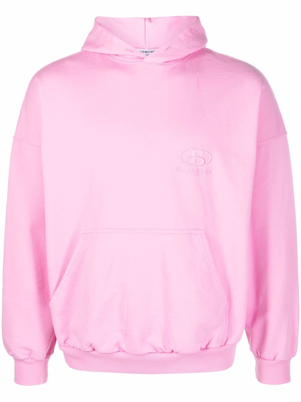 Balenciaga Spa logo-embroidered oversized hoodie - Pink
