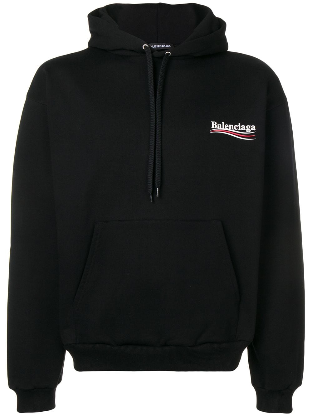 Balenciaga logo hoodie - Black