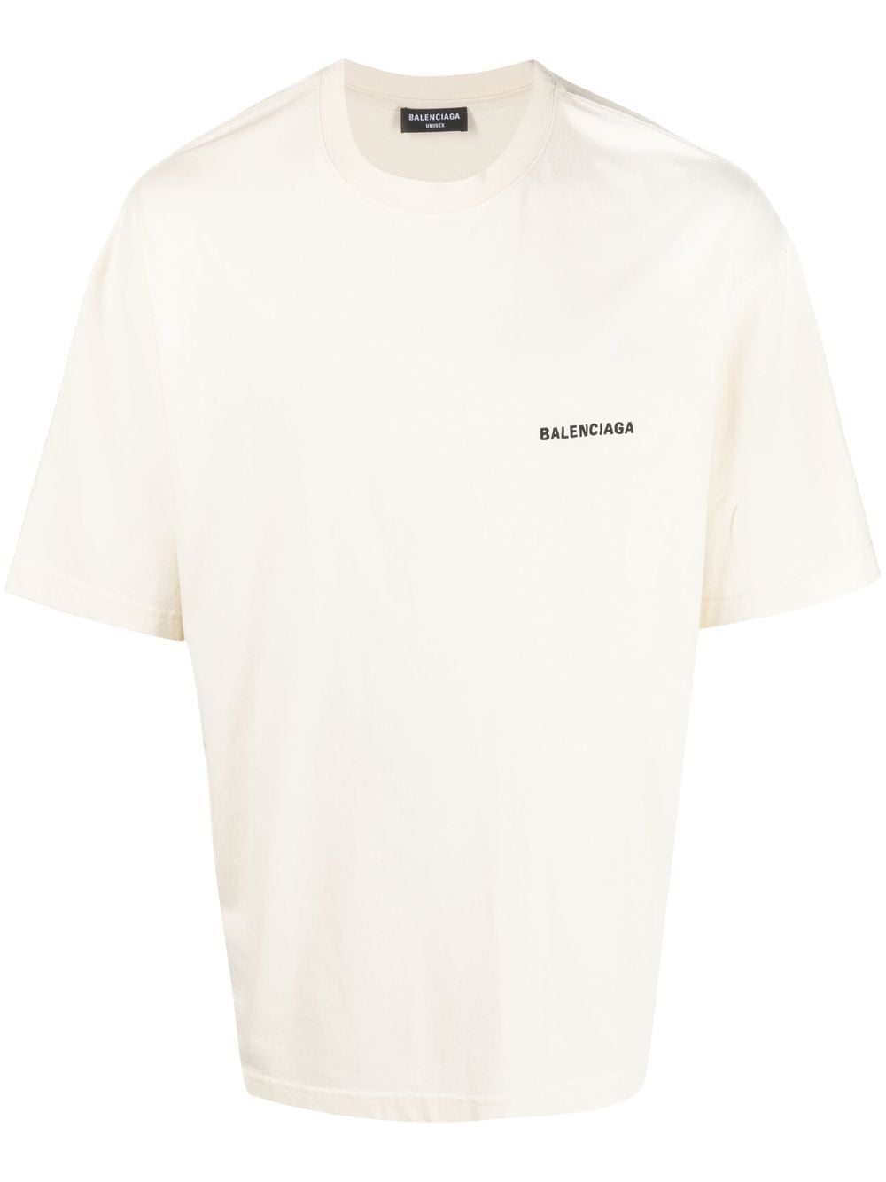 Balenciaga logo-print T-shirt - Neutrals