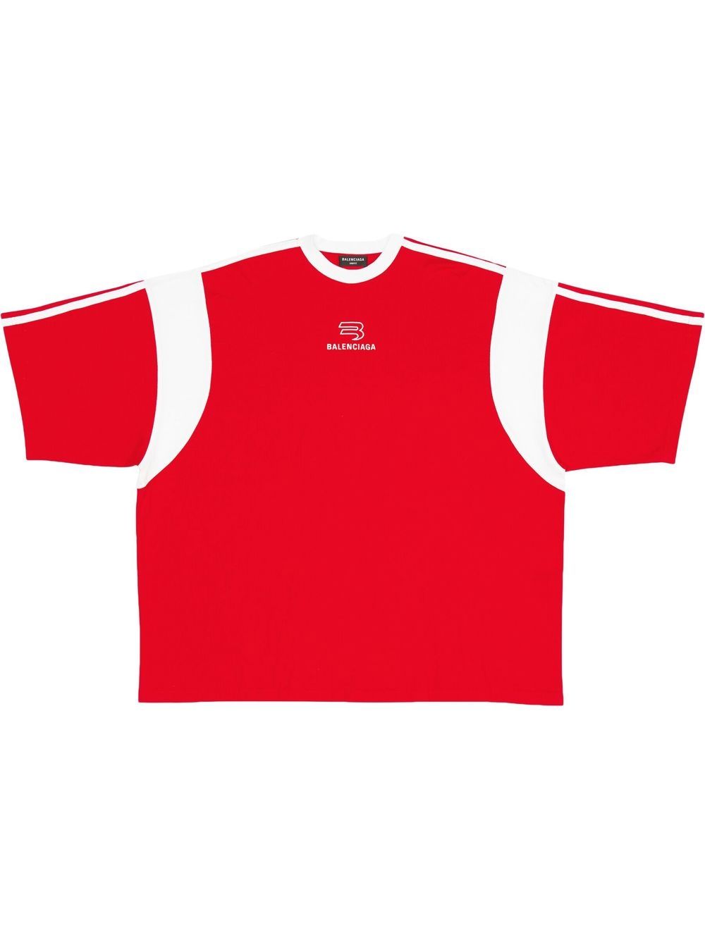 Balenciaga logo-print cotton T-shirt - Red