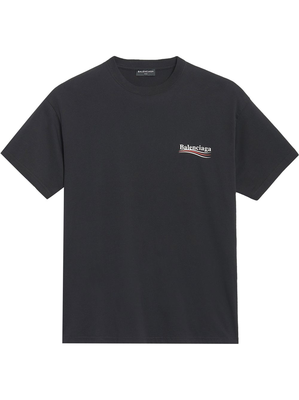 Balenciaga oversize logo T-shirt - Black