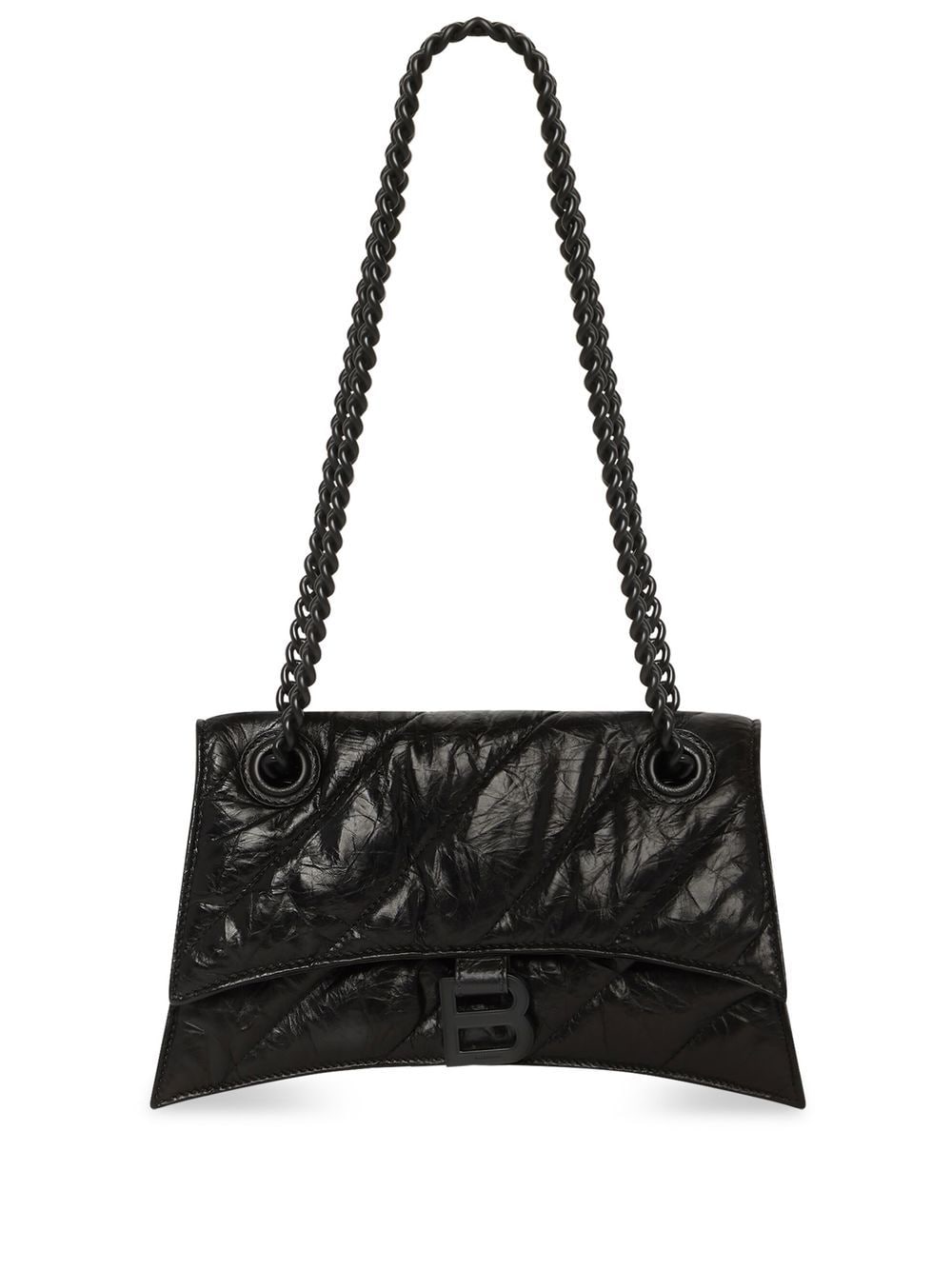 Balenciaga small Crush chain-strap shoulder bag - Black