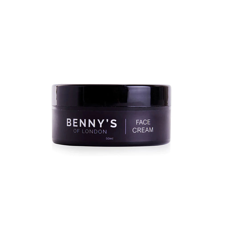 Benny's of London Face Cream | Lightweight Hydrating Formula with Uplifting Pomegranate Noir scent