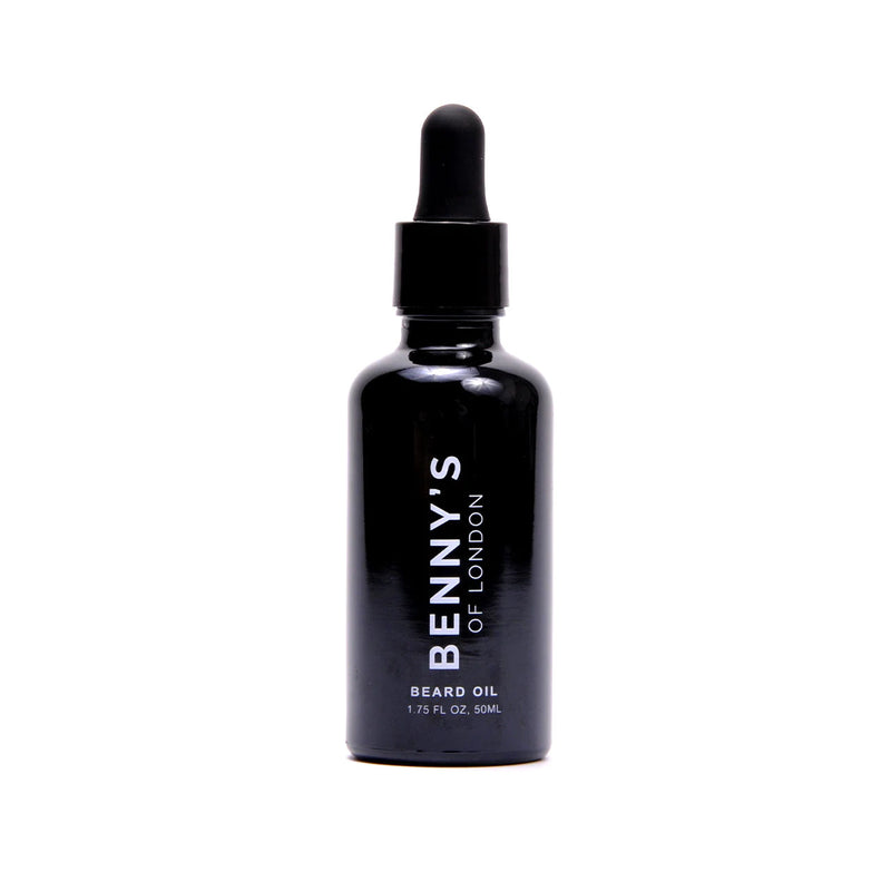 Benny's of London Pomegranate Noir Beard Oil | Vegan-Friendly Formula with Superior Conditioning & Uplifting Scent