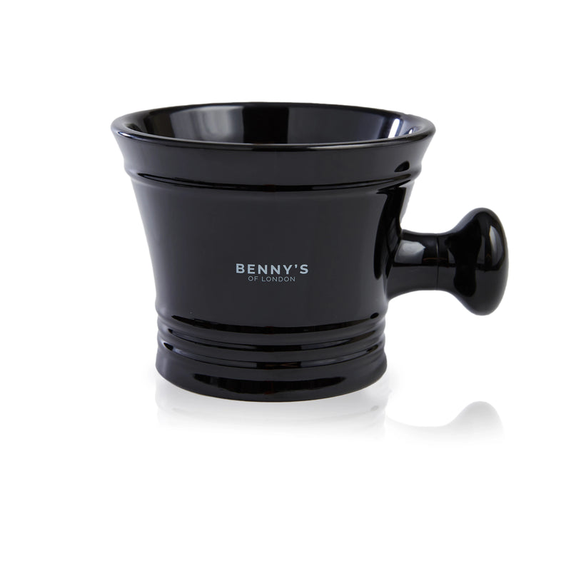 Benny's of London Shaving Bowl | Stylish Acrylic Design for a Rich Lather & Improved Shave