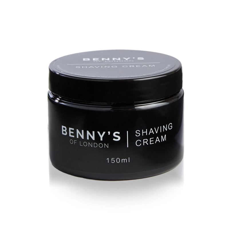 Benny's of London Shaving Cream | Nourishing Vegan-Friendly Formula with Uplifting Pomegranate Noir Scent