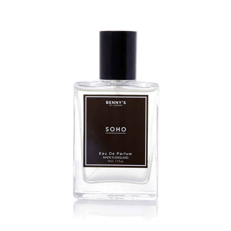 Benny's of London Soho Aftershave | Light, Refreshing Scent Incorporating Benny's Signature Pomegranate Noir