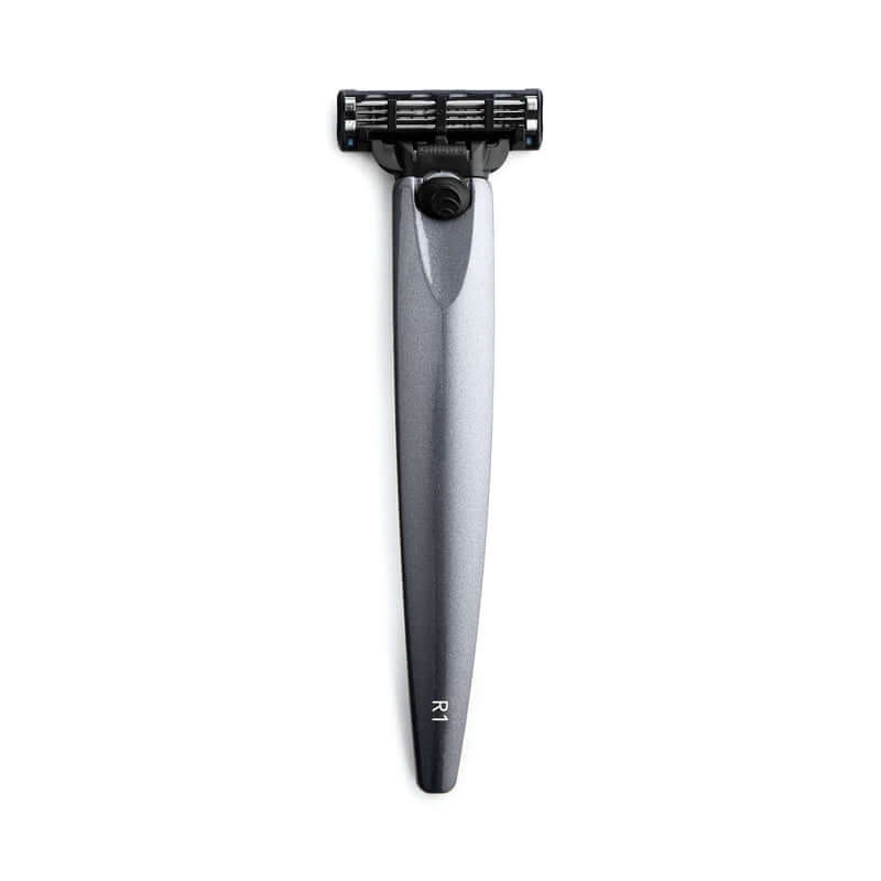 Bolin Webb R1 Graphite Razor | Luxury Wet Shave Experience + Fits Gillette Mach 3 Blades