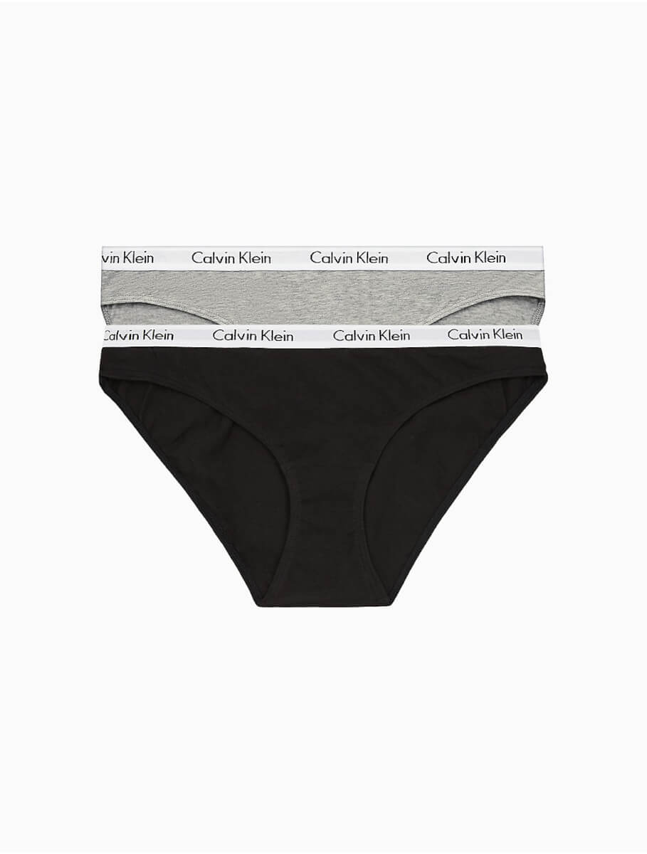 Calvin Klein Women's Carousel 2-Pack Bikini Bottom - Grey - XL