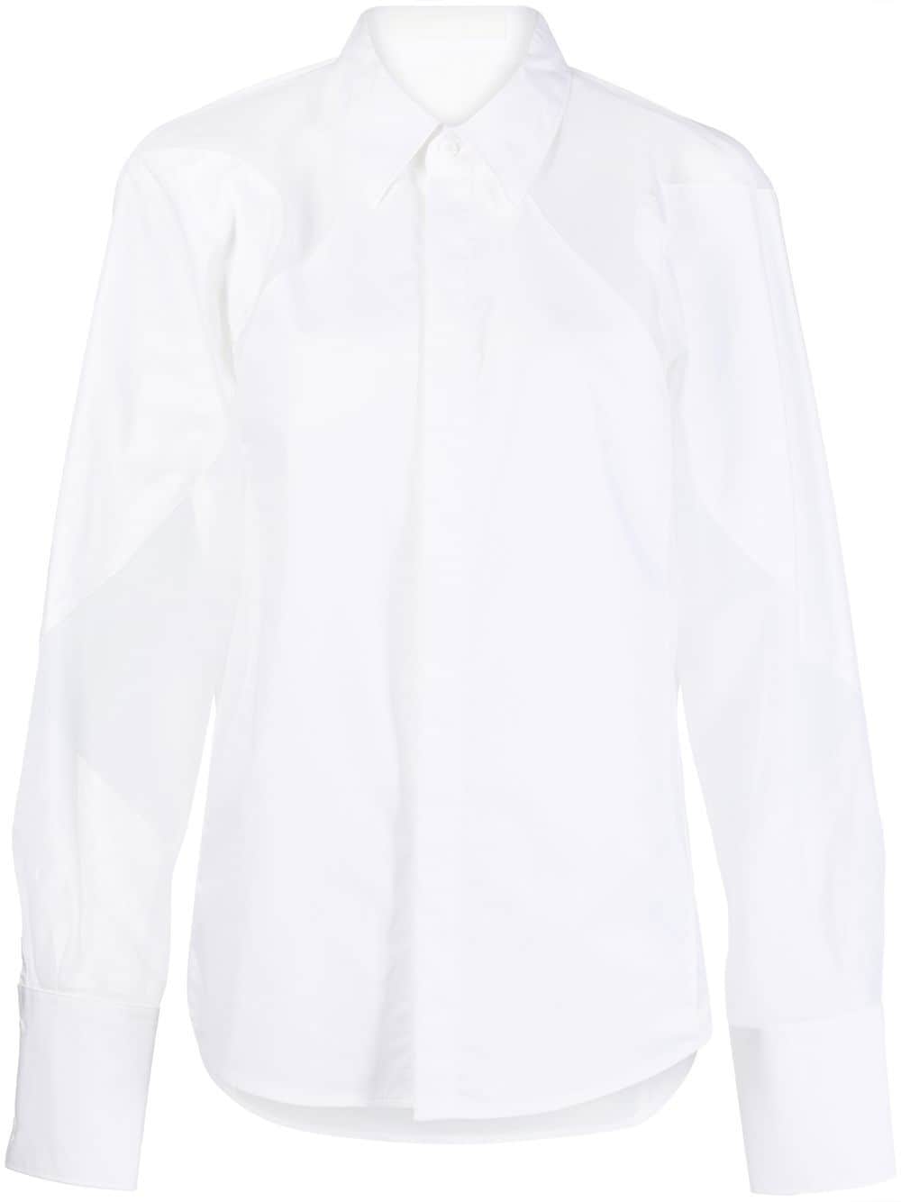 Dion Lee Blueprint panelled shirt - White