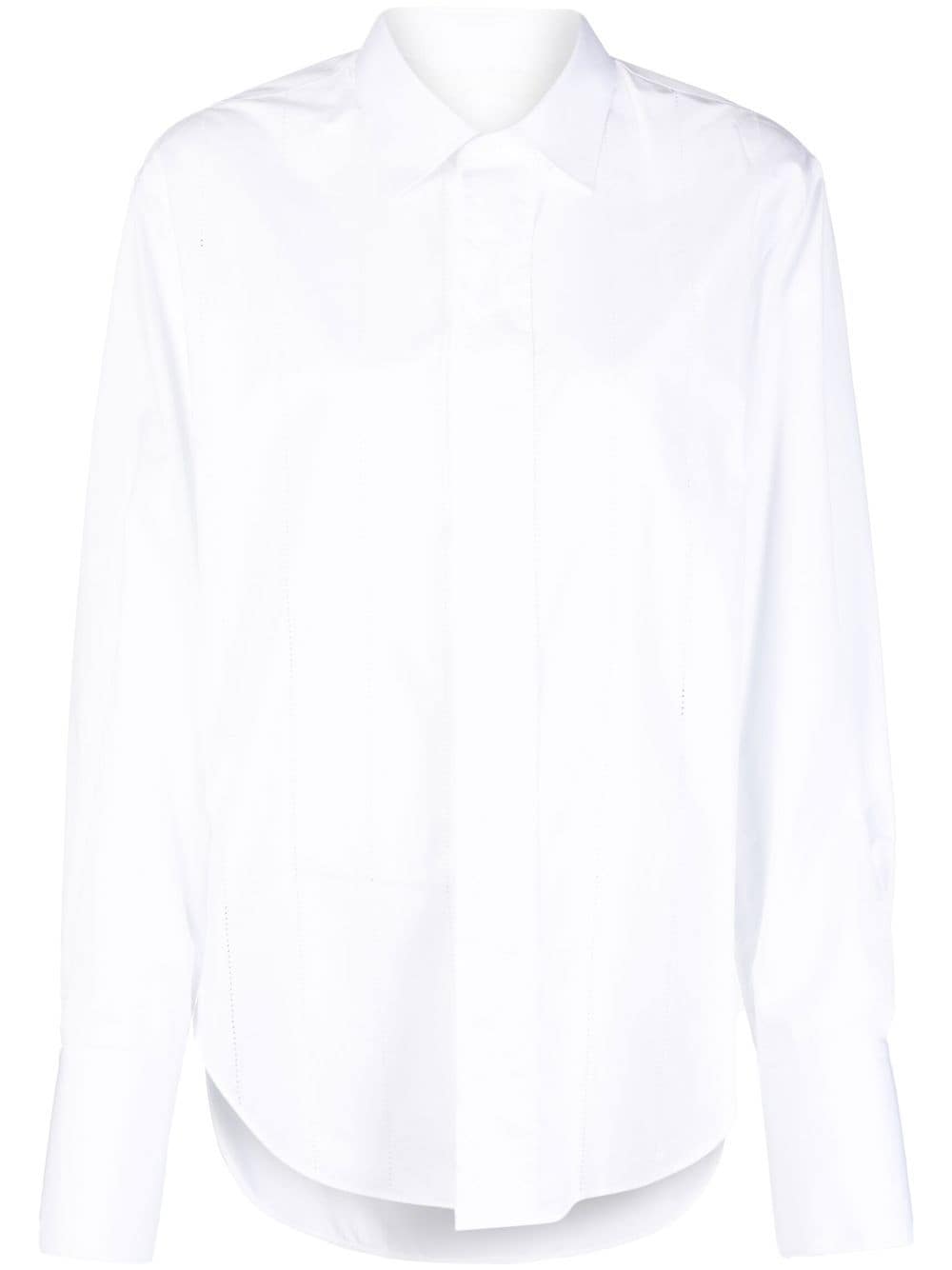 Dion Lee Perf scoop shirt - White