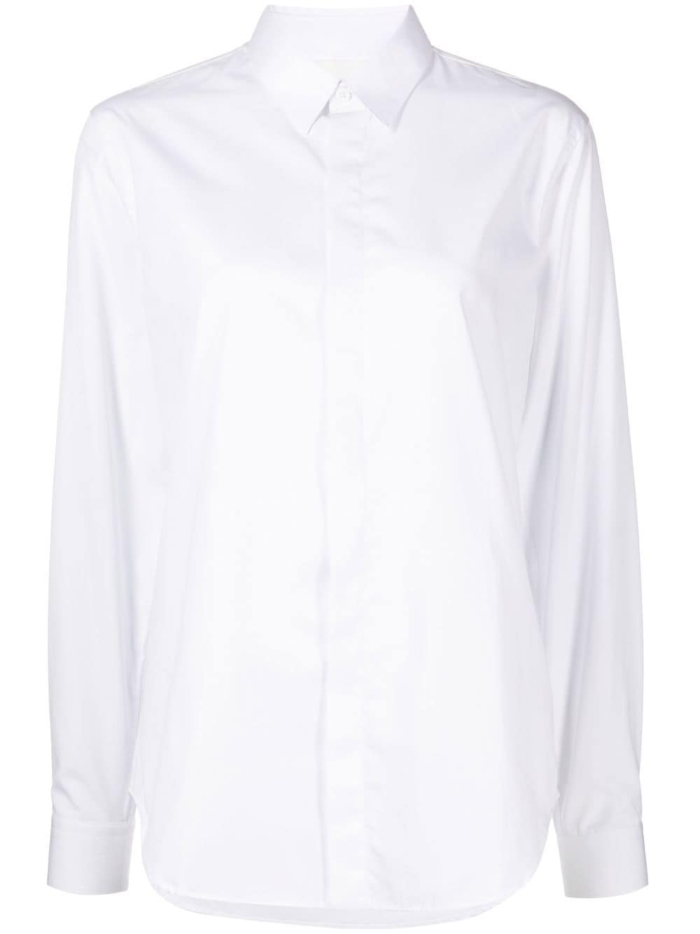 Dion Lee Signature Eyelet cotton shirt - White