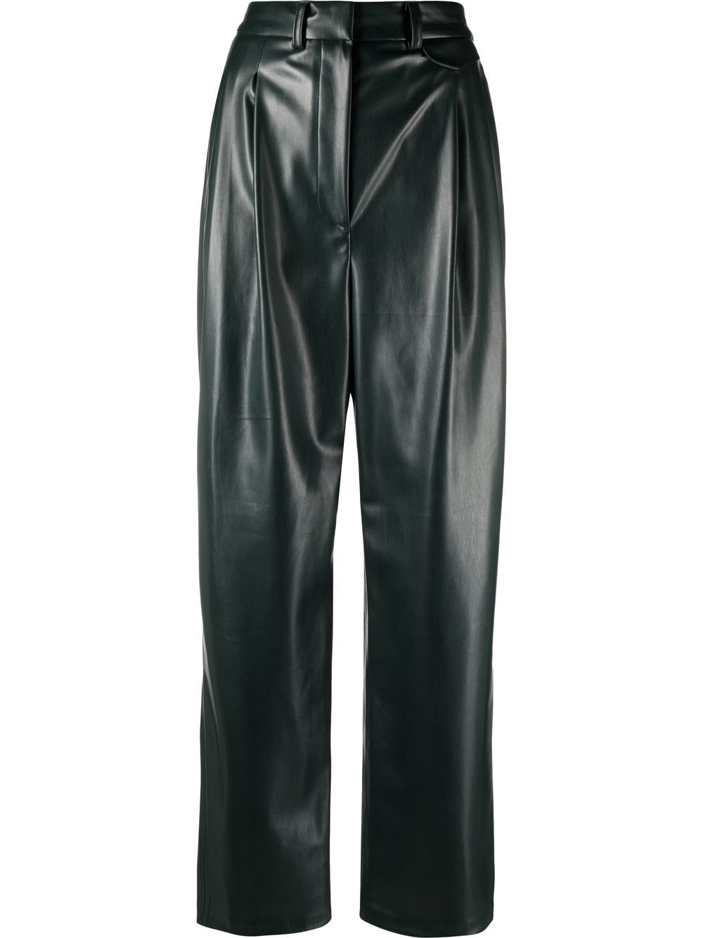 Frankie Shop Pernille faux-leather trousers - Green