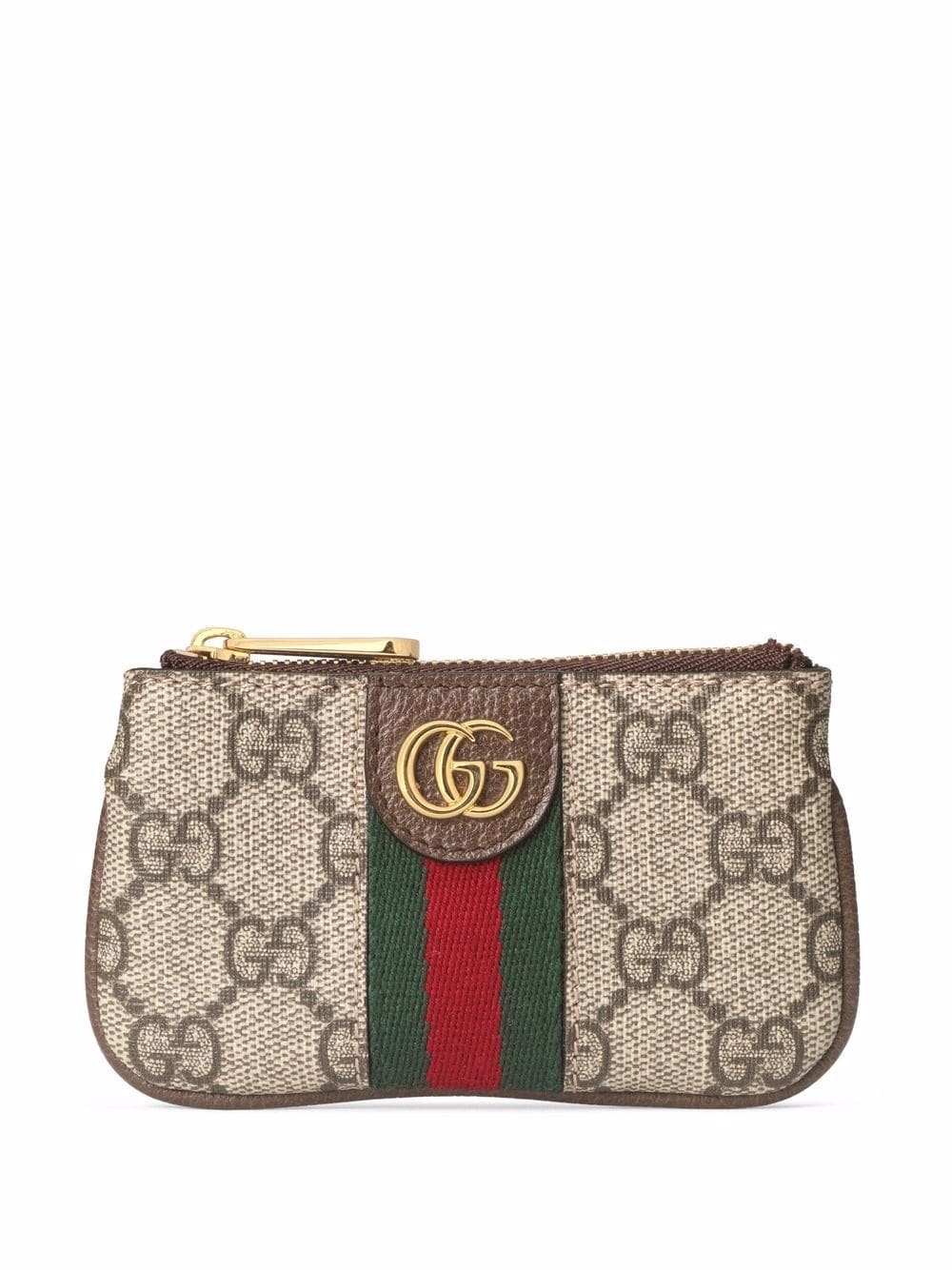 Gucci GG-canvas logo-plaque purse - Brown
