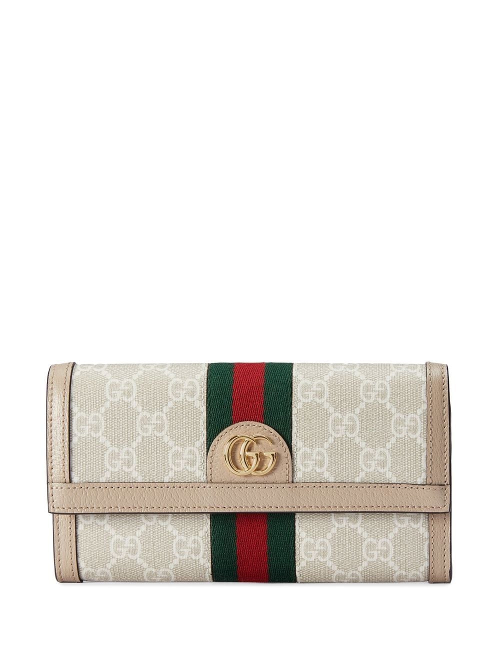 Gucci Ophidia GG continental wallet - White