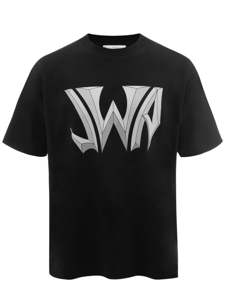 JW Anderson logo-print cotton T-shirt - Black