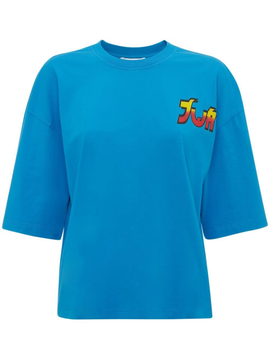 JW Anderson x Run Hany printed T-shirt - Blue