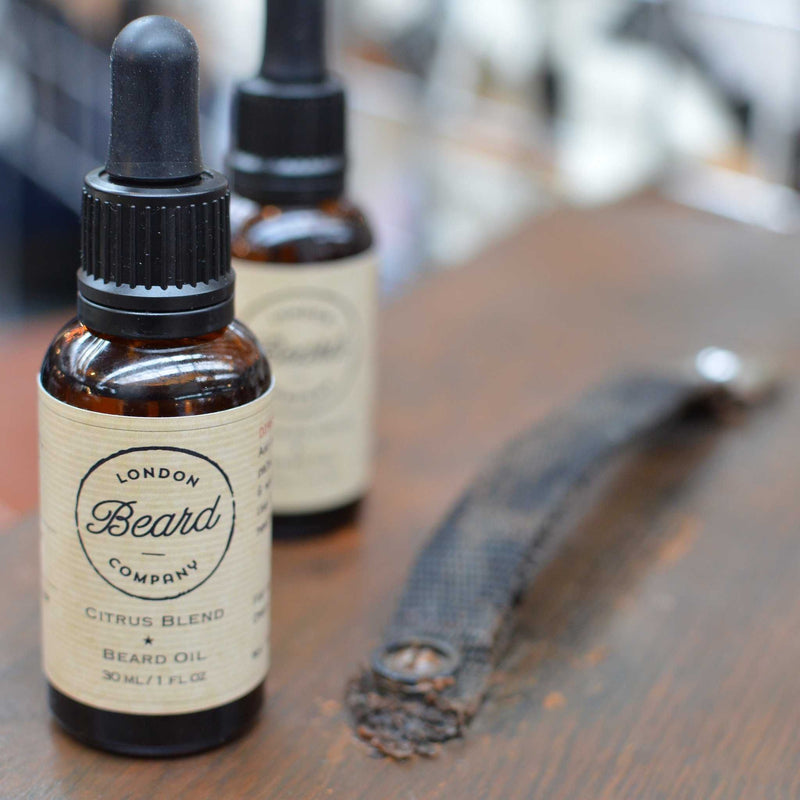 London Beard Company Citrus Blend Beard Oil | Non-Greasy Lightweight Formula + Uplifting Citrus Scent
