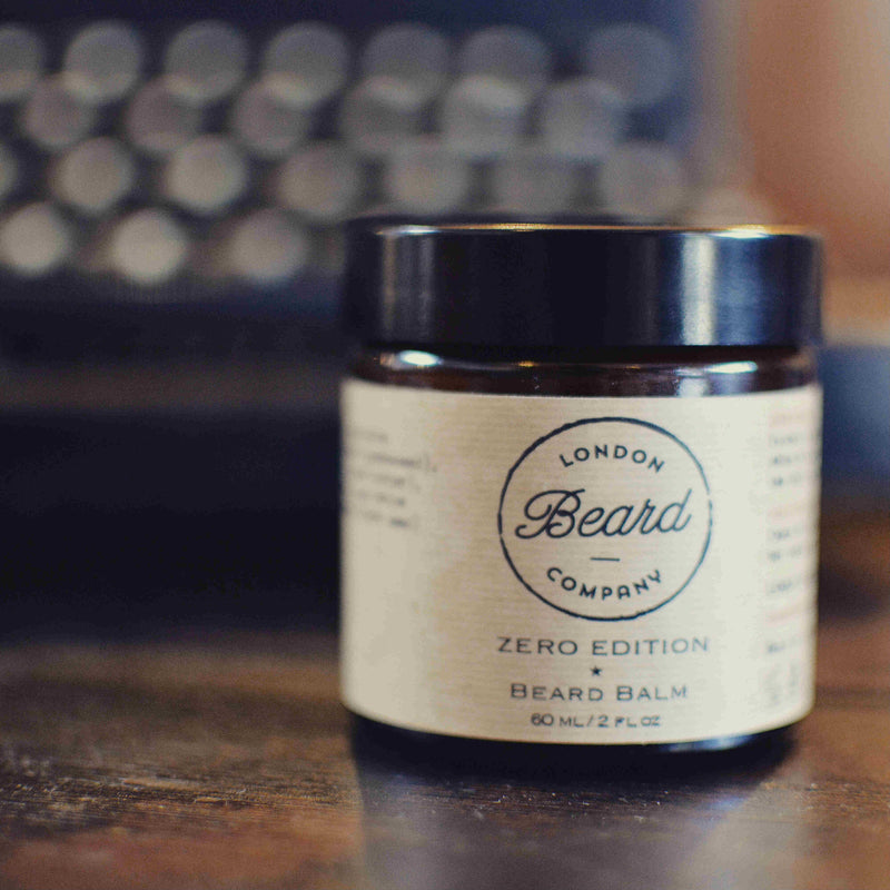 London Beard Company Zero Edition Beard Balm | Nourishing Unscented Formula with Olive, Beeswax & Shea Butter