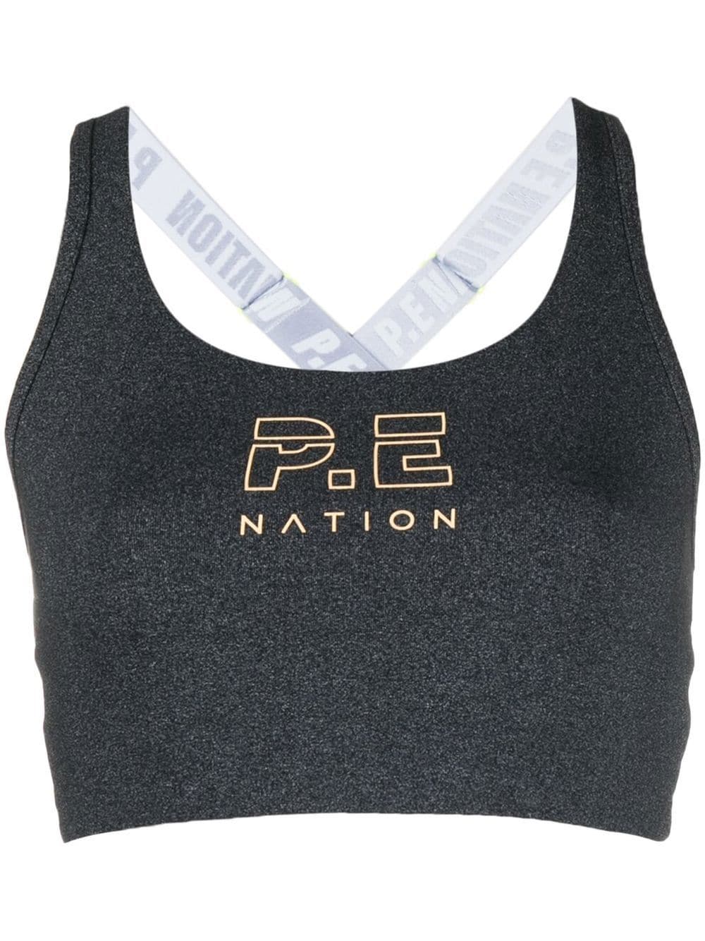 P.E Nation Reaction sports bra - Grey