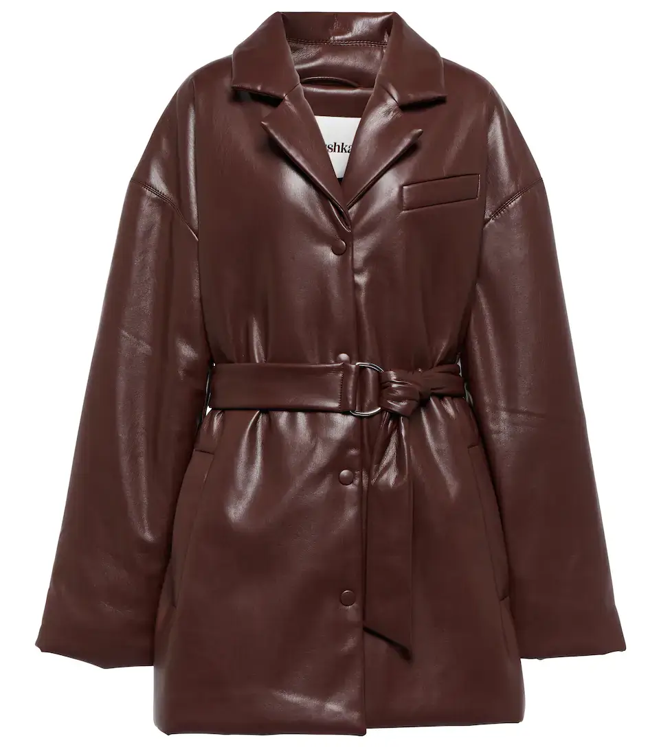 NANUSHKA Liban belted faux leather jacket £ 745