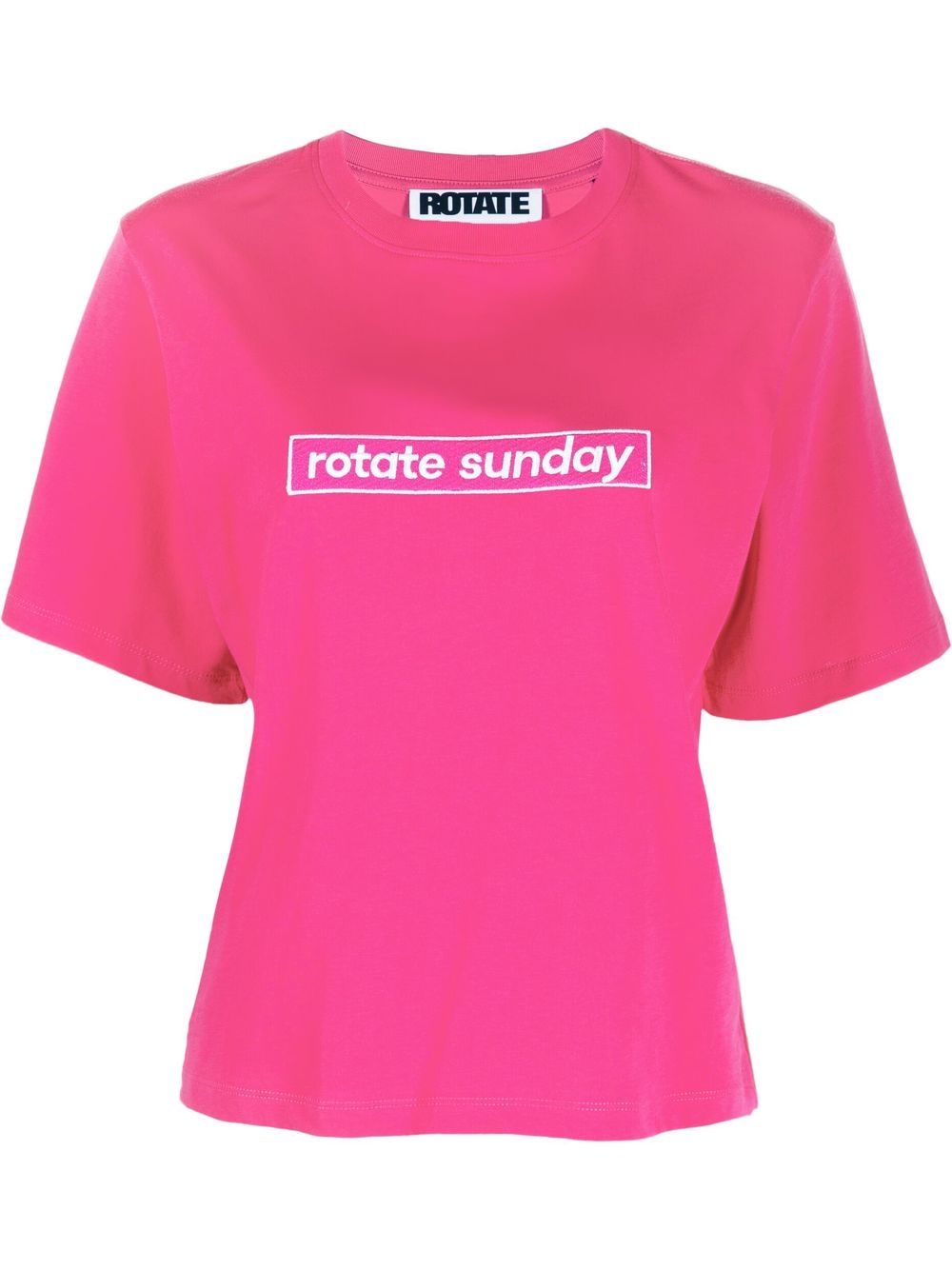 ROTATE Aster logo T-shirt - Pink
