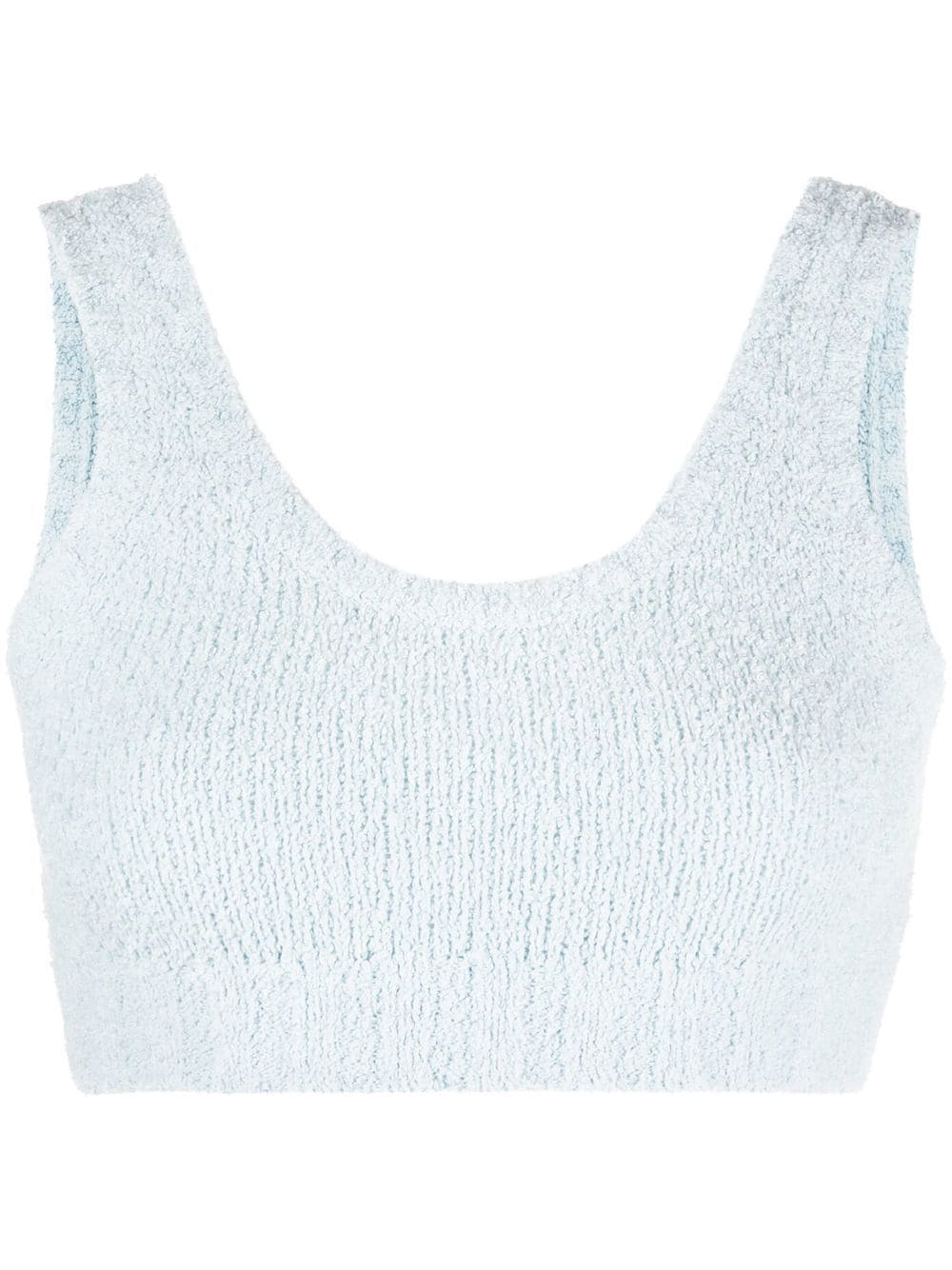 ROTATE cropped knit tank top - Blue