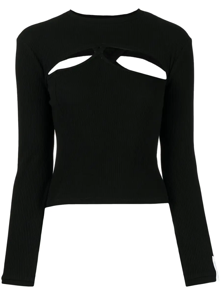 Rokh ribbed cut-out top £634 -40% £381