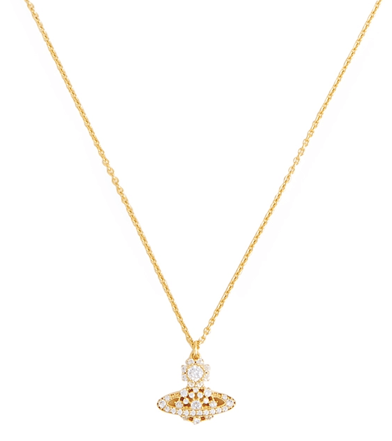 VIVIENNE WESTWOOD Narcissa embellished orb gold-tone necklace £115.00