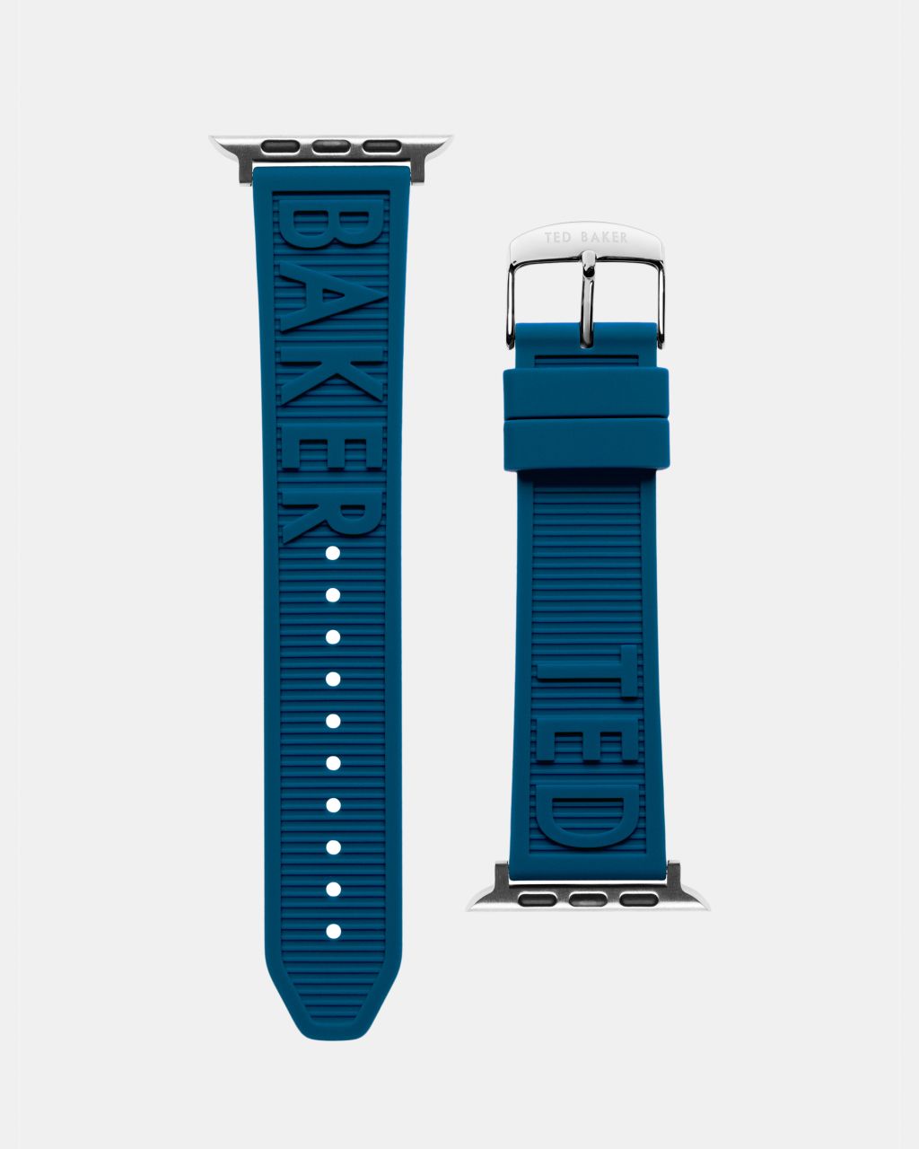 Ted Baker Silicone Logo Apple Watch Strap in Blue ETHANE, Men's Accessories