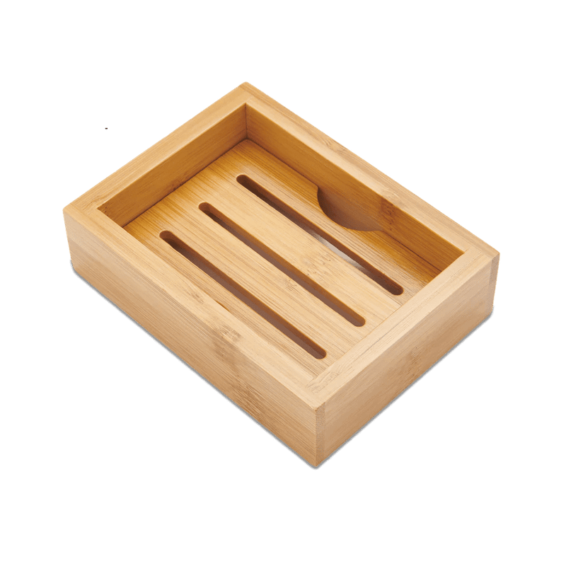 The Brighton Beard Company Eco Bamboo Tray | Sustainably Sourced Easy-Clean Bamboo Ideal for Shampoo Bars & Soap