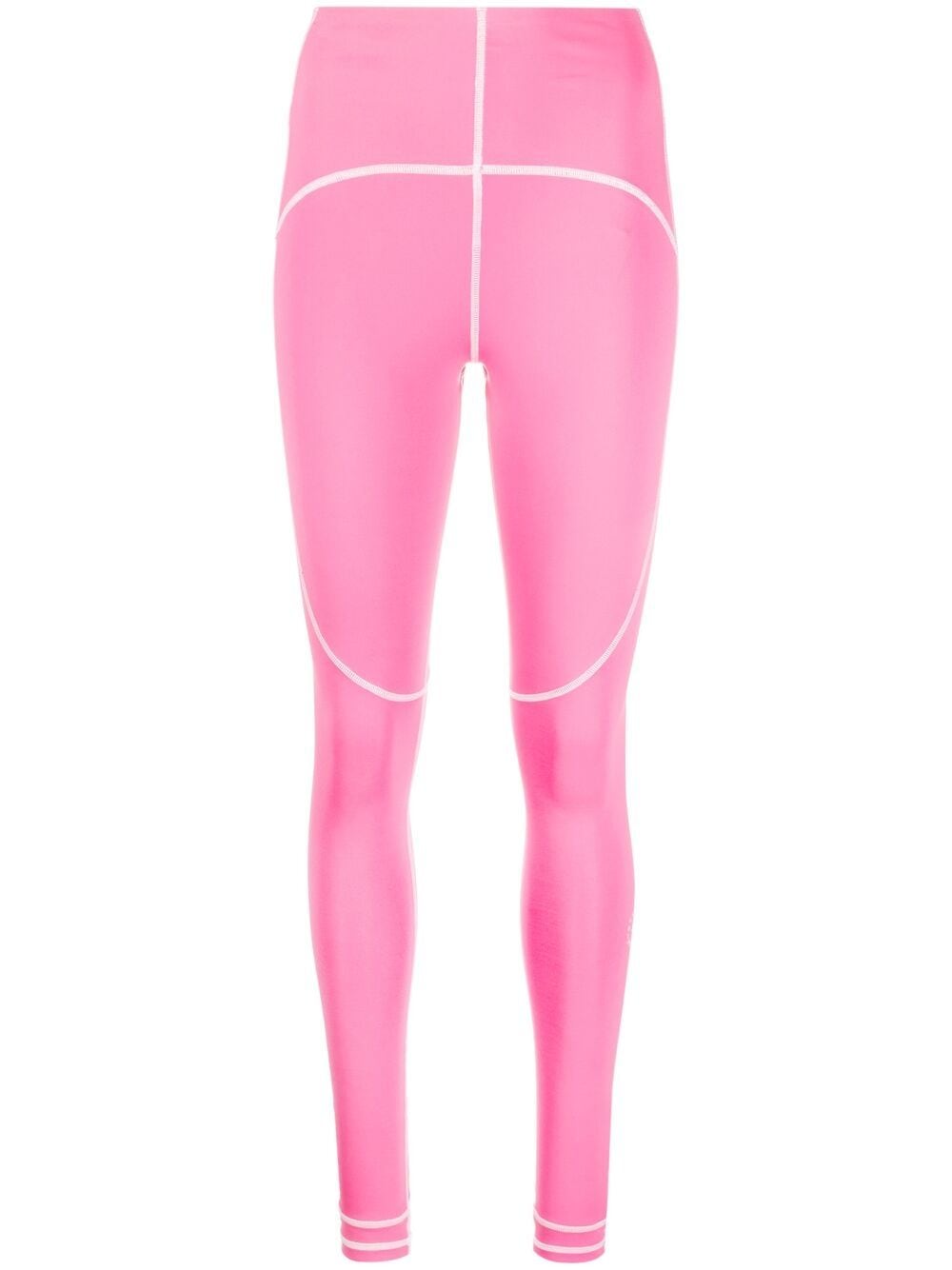 adidas by Stella McCartney contrast-seam leggings - Pink