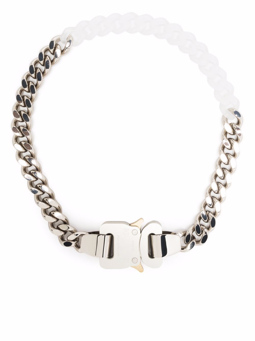 1017 ALYX 9SM logo tag chain-link necklace - Silver