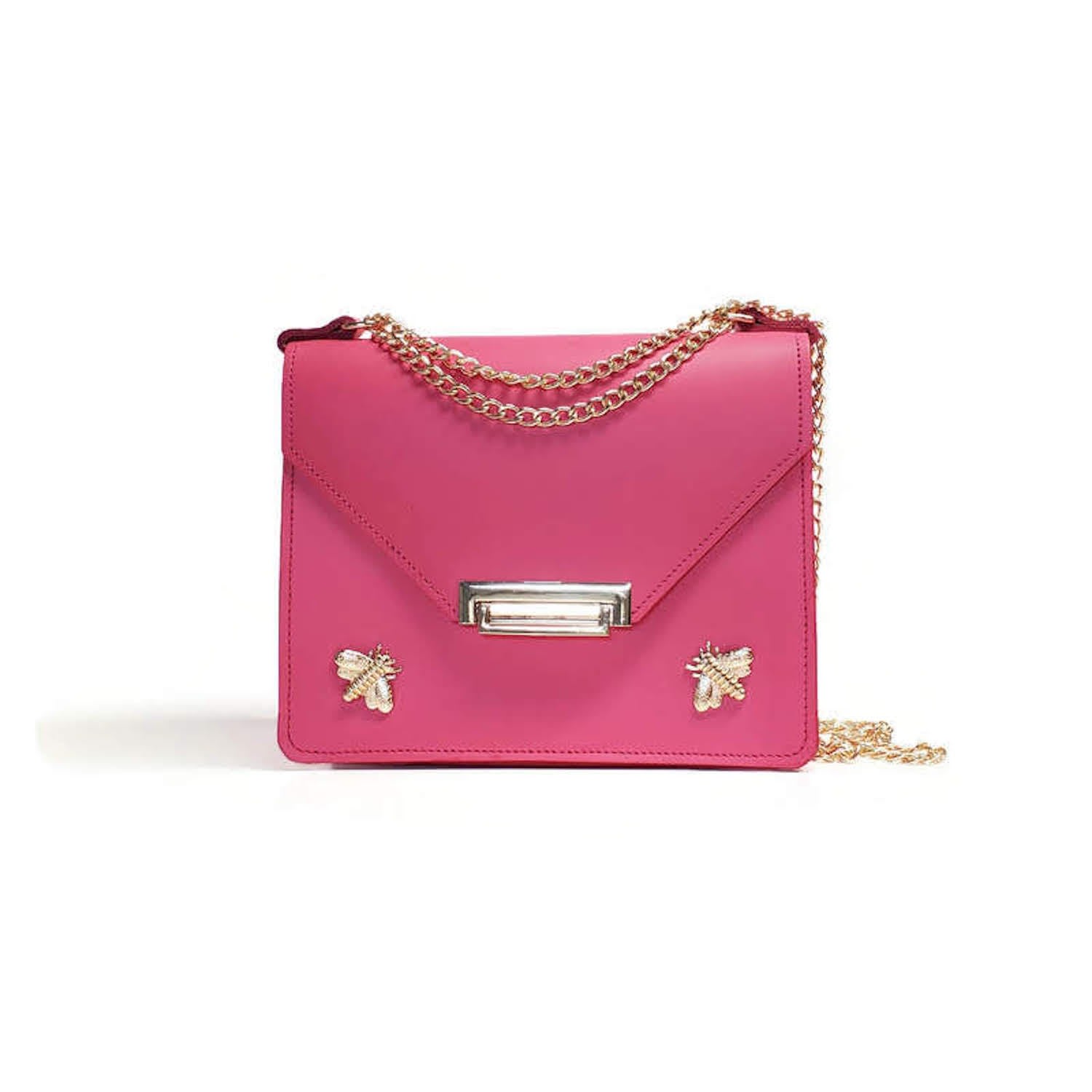 Angela Valentine Handbags - Gavi Mini Crossbody Bag In Bubblegum Pink