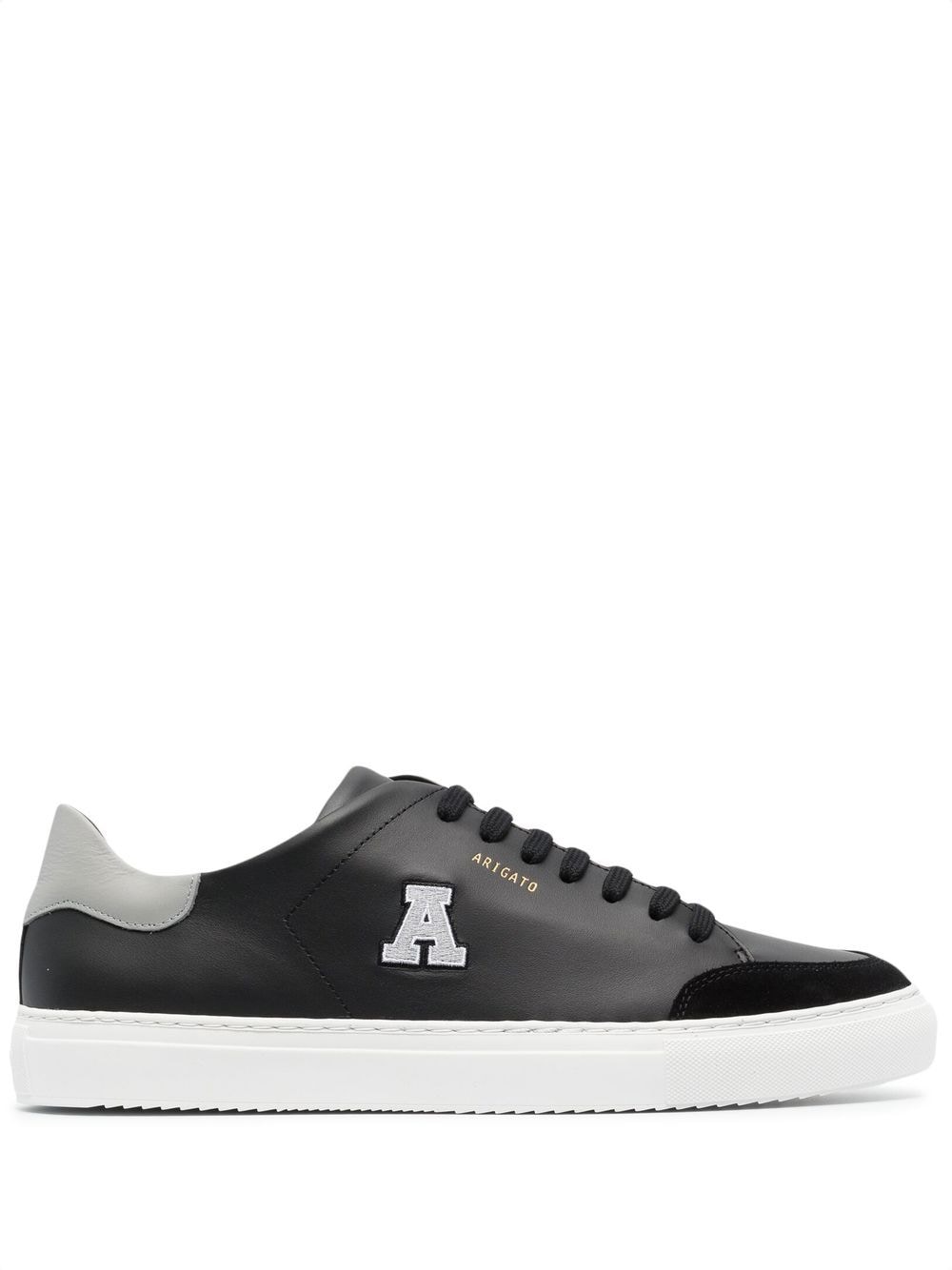 Axel Arigato logo-patch lace-up sneakers - Black