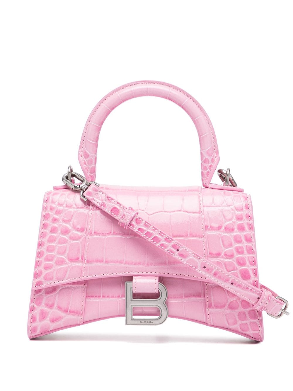 Balenciaga Hourglass XS top handle bag - Pink