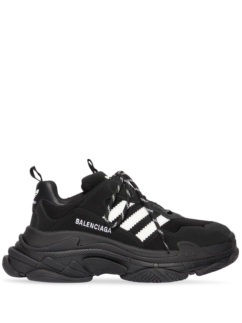 Balenciaga x adidas Triple S sneakers - Black