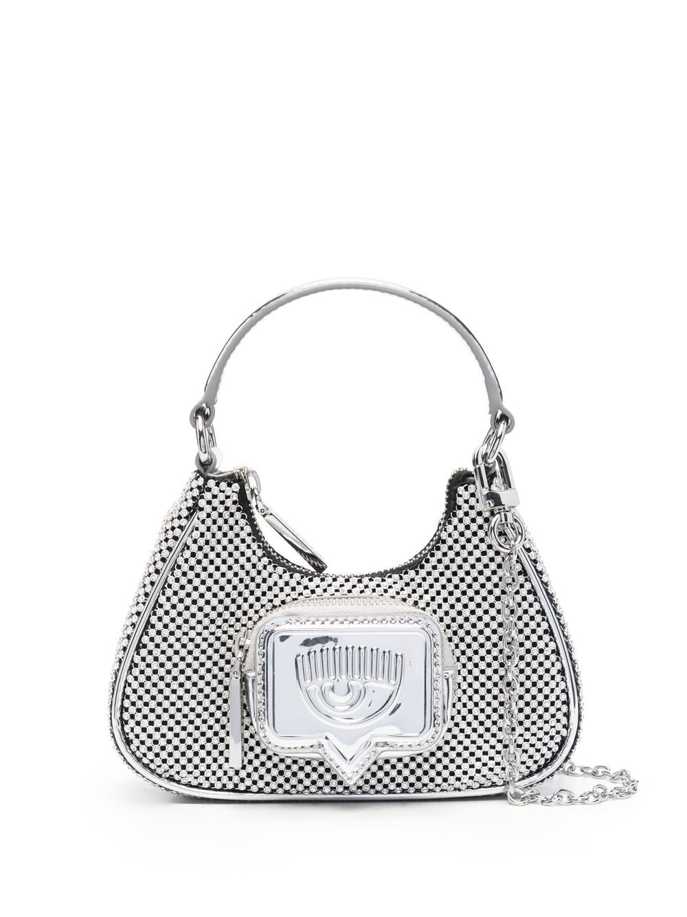 Chiara Ferragni Eyelike-motif tote bag - Silver