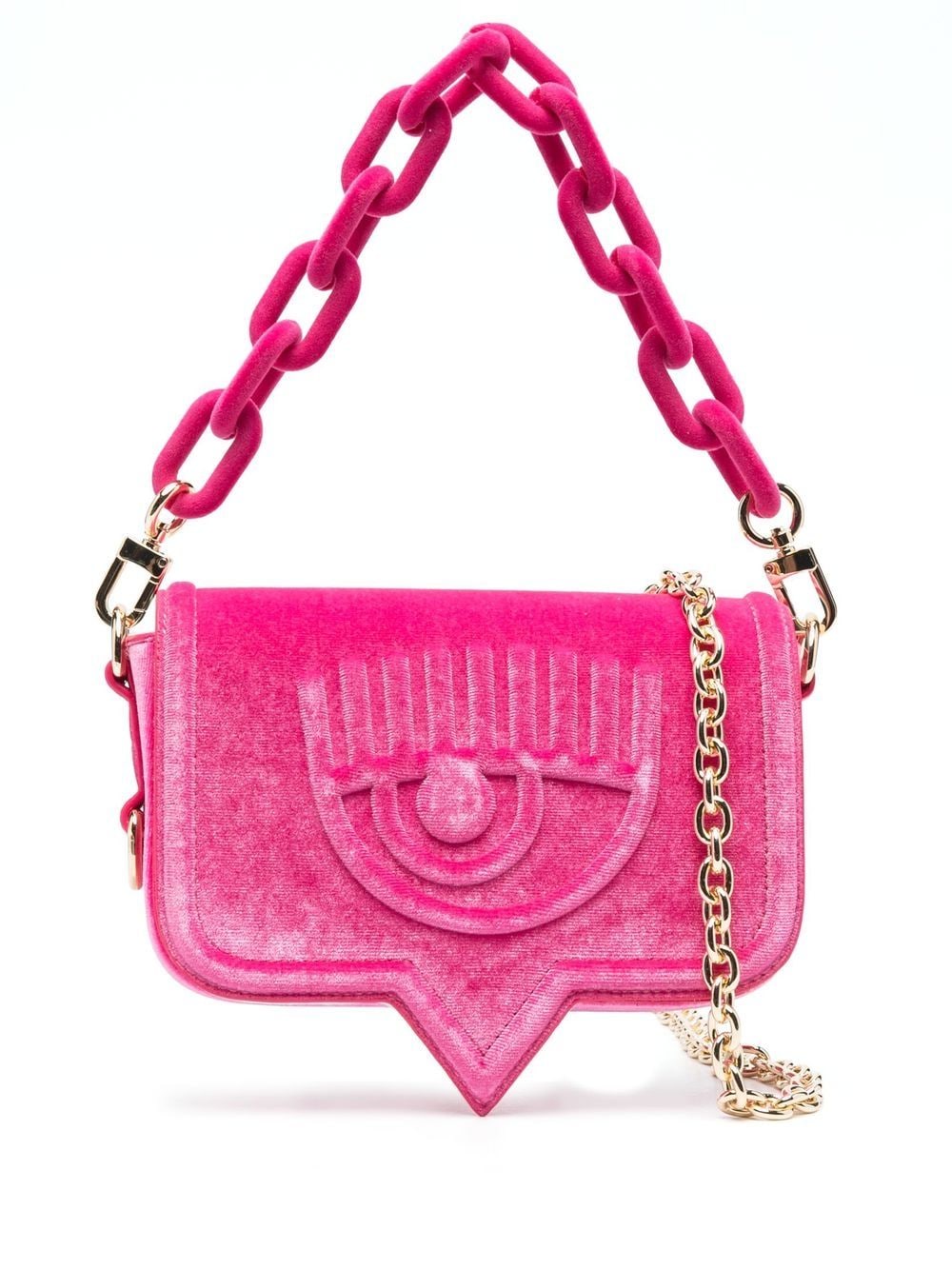 Chiara Ferragni chain-link shoulder-bag - Pink