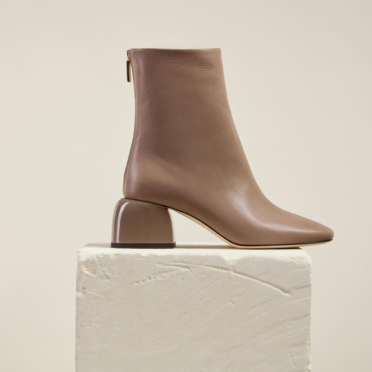 Dear Frances Women’s Asymmetric Toe Shape Low Block Heel Leather Ankle Boots | £610.00