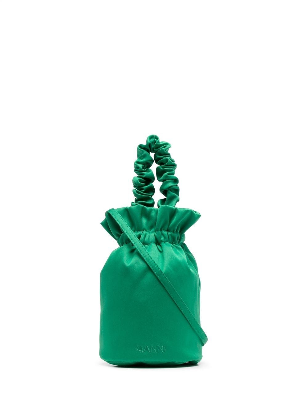 GANNI pouch mini bag - Green