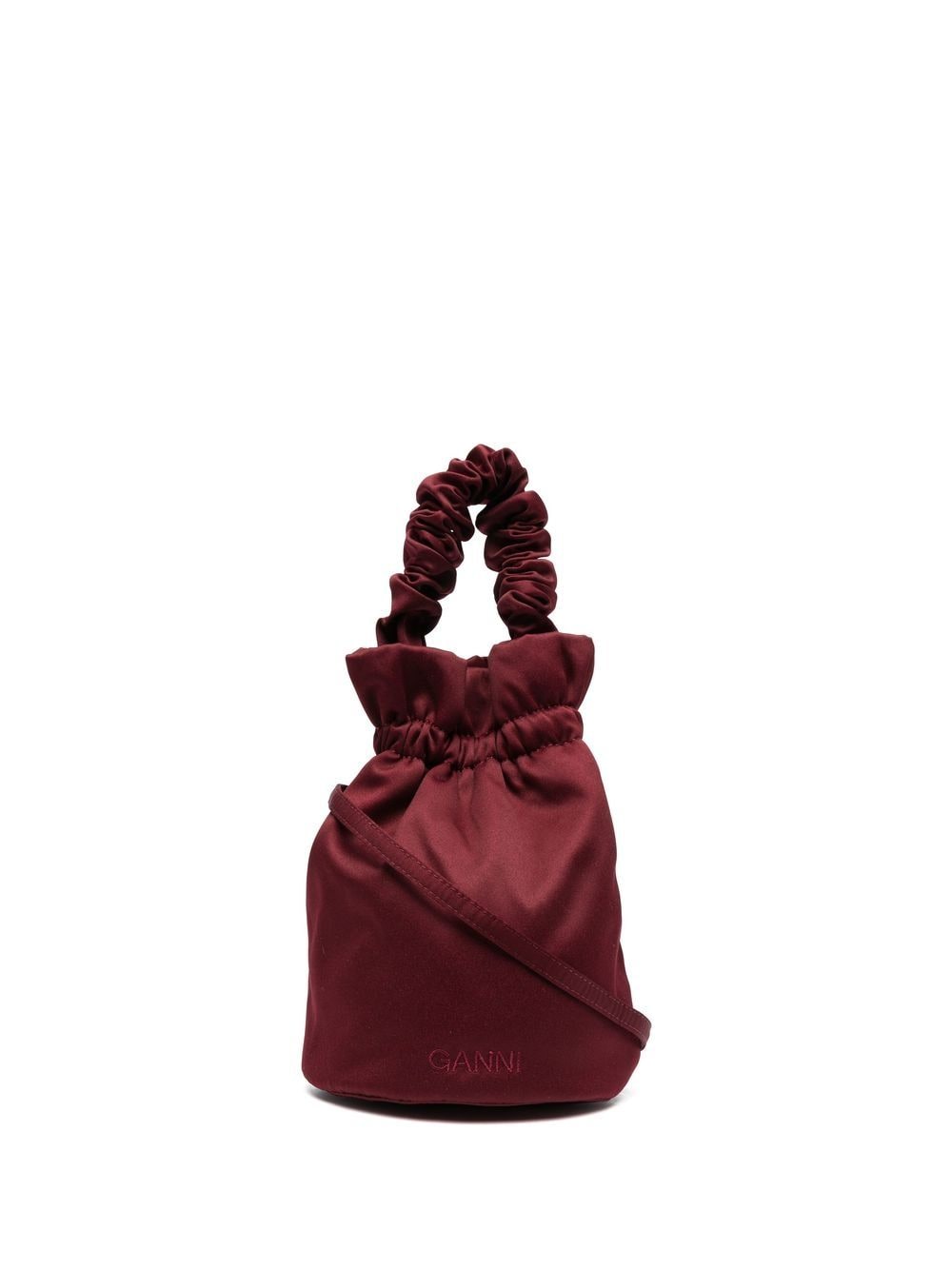 GANNI pouch mini bag - Red