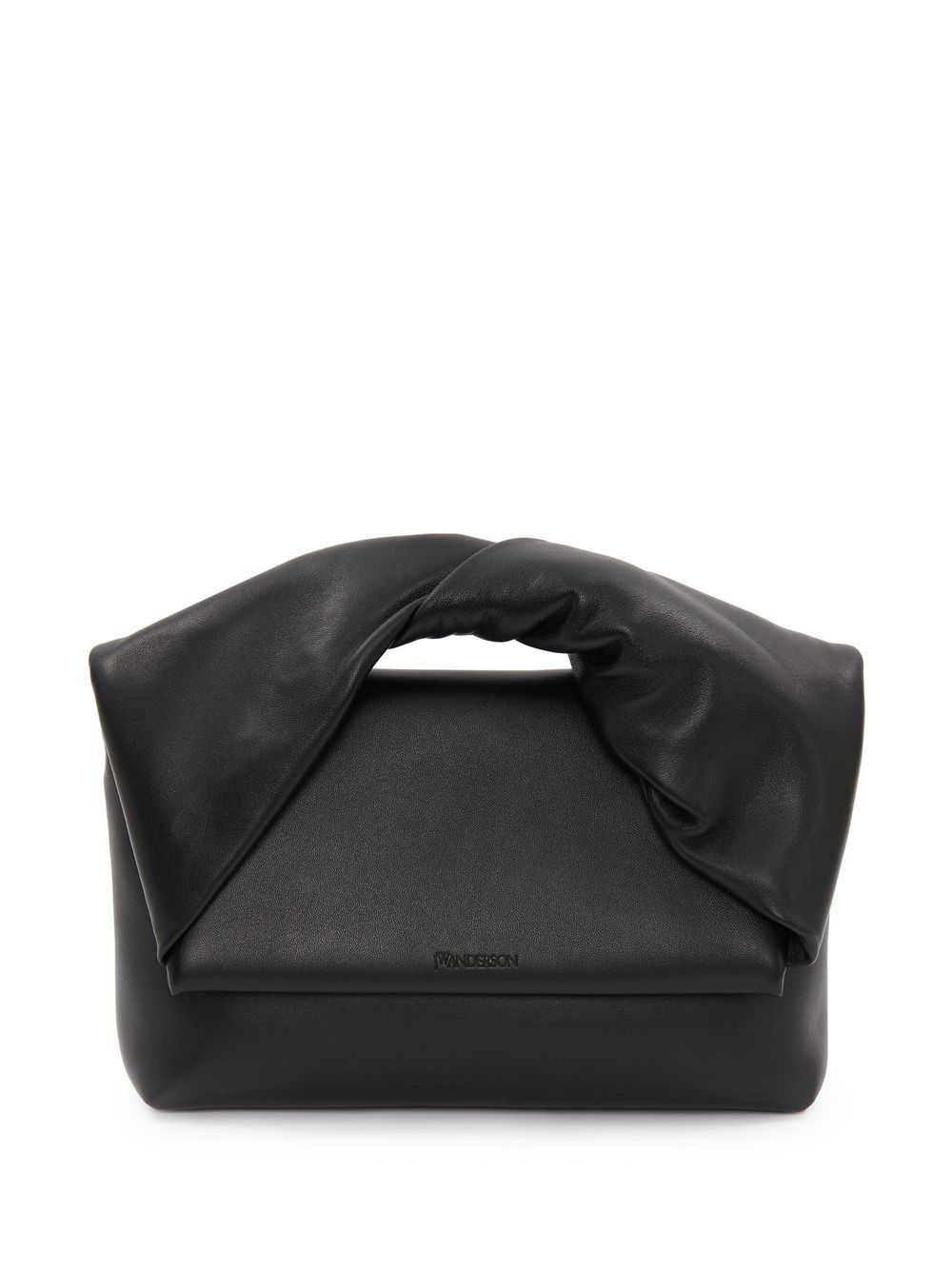 JW Anderson large Twister leather crossbody bag - Black
