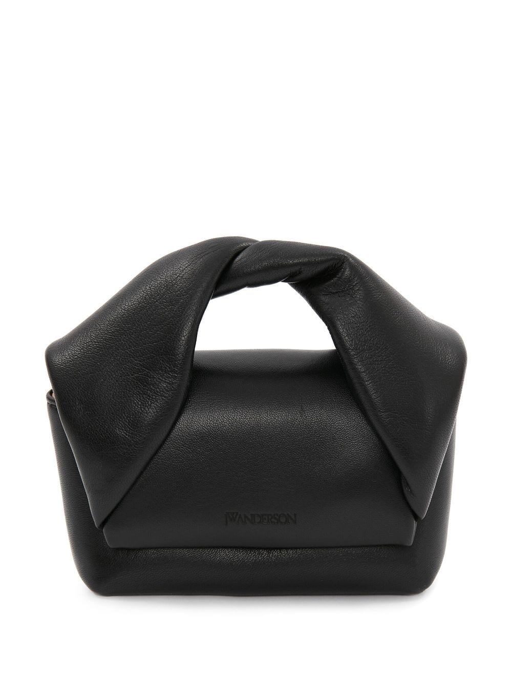 JW Anderson mini Twister leather crossbody bag - Black